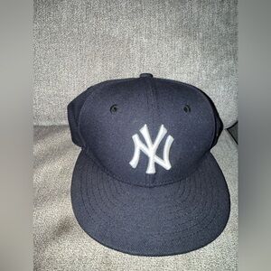 New Era Youth Navy Blue Yankee SnapBack Hat